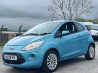 Begagnad Ford Ka Zetec 69 HK (50 kW) 2012 Blå Halvkombi