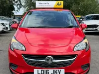 Used Vauxhall Corsa 90 HP (66 kW) 2015 Red Hatchback