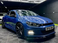 Used VW Scirocco R-line 184 HP (135 kW) 2015 Blue Coupe