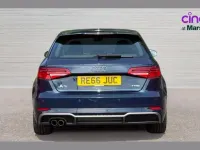 Used Audi A3 S-Line 147 HP (108 kW) 2016 Blue Hatchback