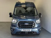 Second-hand Ford Transit Limited 185 CP (136 kW) 2021 Albastru Van
