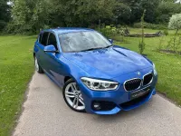 Used BMW 118 M Sport 150 HP (110 kW) 2017 Blue Hatchback