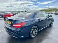 Used Mercedes CLA220 AMG line 177 HP (130 kW) 2018 Blue Sedan