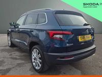 Used Skoda Karoq SE L 150 HP (110 kW) 2019 Lava blue metallic SUV