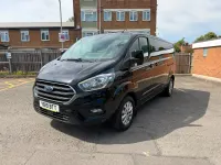 Used Ford Transit Custom Limited 170 HP (125 kW) 2019 Black Van