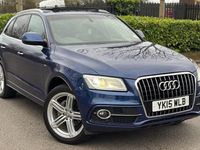 Used Audi Q5 S-line plus 177 HP (130 kW) 2015 Blue SUV
