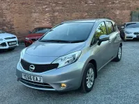 Używany Nissan Note Acenta 80 KM (58 kW) 2016 Srebrny Hatchback