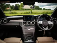 Used Mercedes C300 AMG line 2021 Black Cabriolet