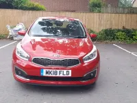 Used Kia Ceed 136 HP (100 kW) 2018 Red Hatchback