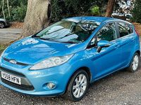 Used Ford Fiesta Zetec 82 HP (60 kW) 2009 Blue Hatchback