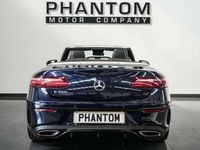 Used Mercedes E350 AMG line 313 HP (230 kW) 2021 Blue Cabriolet