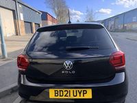 Used VW Polo Match 95 HP (69 kW) 2021 Black Hatchback