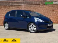 Begagnad Honda Jazz ES 2014 Blå Halvkombi