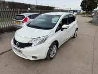 Used Nissan Note S 98 HP (72 kW) 2016 White Hatchback