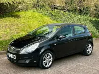 Used Vauxhall Corsa 90 HP (66 kW) 2012 Black Hatchback