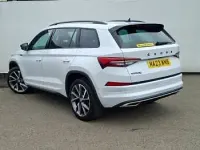 Used Skoda Kodiaq SportLine 150 HP (110 kW) 2023 White SUV