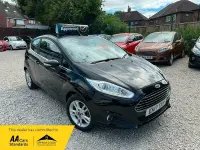Used Ford Fiesta Zetec 2017 Black Hatchback