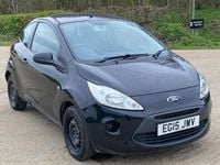 Used Ford Ka 69 HP (50 kW) 2015 Black Hatchback
