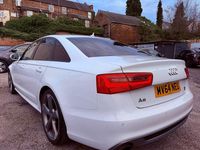Used Audi A6 Black Edition 190 HP (139 kW) 2014 White Sedan