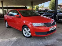 Used Skoda Rapid 116 HP (85 kW) 2018 Red Hatchback