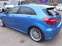 Used Mercedes A180 AMG 109 HP (80 kW) 2014 Blue Hatchback