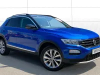 Used VW T-Roc Design 115 HP (84 kW) 2019 Blue SUV