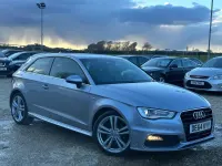 Używany Audi A3 S-Line 2014 Srebrny Hatchback