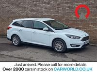 Used Ford Focus Zetec 120 HP (88 kW) 2018 White Estate