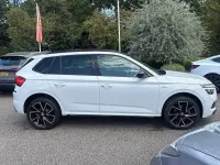 Used Skoda Kamiq Monte Carlo 110 HP (80 kW) 2021 Moon white metallic SUV