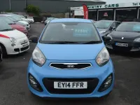 Used Kia Picanto 84 HP (61 kW) 2014 Blue Hatchback