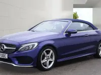 Used Mercedes C250 AMG Line Premium Plus 2017 Blue Cabriolet