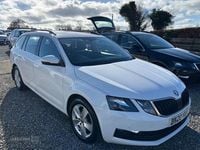 Used Skoda Octavia SE Technology 115 HP (84 kW) 2020 White Estate