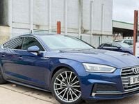 Used Audi A5 Sportback S-Line 190 HP (139 kW) 2018 Blue Hatchback