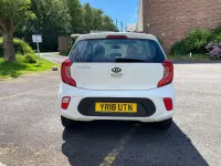 Used Kia Picanto 83 HP (61 kW) 2018 White Hatchback