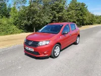 Used Dacia Sandero Ambiance 90 HP (66 kW) 2016 Red Hatchback