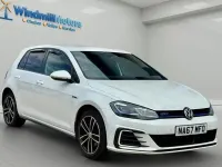 Used VW Golf VII GTE 204 HP (150 kW) 2017 White Hatchback