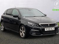 Used Peugeot 308 GT-line 131 HP (96 kW) 2020 Black Hatchback