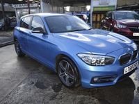 Used BMW 118 Sport Line 2018 Blue Hatchback