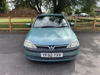 Used Vauxhall Corsa Elegance 75 HP (55 kW) 2002 Green Hatchback