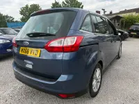 Used Ford Grand C-Max Zetec 125 HP (91 kW) 2018 Blue MPV