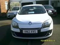 Used Renault Mégane III Dynamique 110 HP (80 kW) 2012 White Hatchback