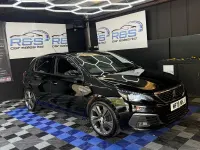 Used Peugeot 308 GT-line 129 HP (94 kW) 2019 Black Hatchback
