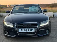 Used Audi A5 Cabriolet S-Line 170 HP (125 kW) 2012 Black Cabriolet