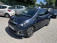 Used Peugeot 108 Allure 82 HP (60 kW) 2014 Blue Hatchback