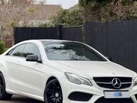 Used Mercedes E220 AMG line 177 HP (130 kW) 2016 White Coupe