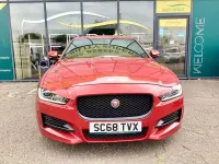 Used Jaguar XE R-Sport 180 HP (132 kW) 2018 Red Sedan