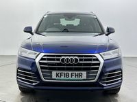 Used Audi Q5 S-Line 190 HP (139 kW) 2018 Blue SUV