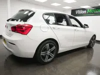 Used BMW 118 Sport Line 136 HP (100 kW) 2017 White Hatchback