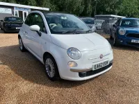 Used Fiat 500 Lounge 69 HP (50 kW) 2012 White Hatchback