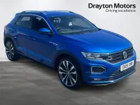Used VW T-Roc R-line 150 HP (110 kW) 2019 Blue SUV